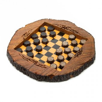Игра настольная "Шашки - Охотничьи" 30*3*30см