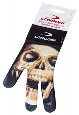 Перчатка бильярдная «Longoni Fancy Skull 3» 45.301.03.3