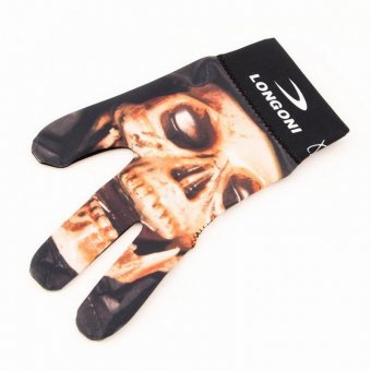 Перчатка бильярдная Longoni Fancy Skull 3 12144