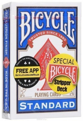 Карты Bicycle Stripper Deck Blue 1014830