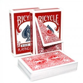 Карты Bicycle Double Back Red 1019707