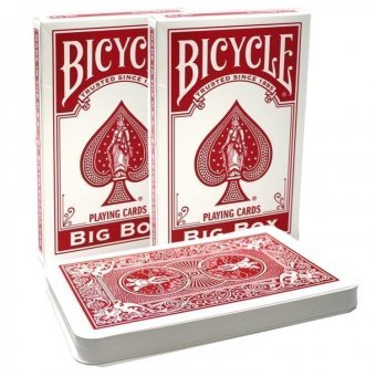 Карты Bicycle Big Box Red 1028526