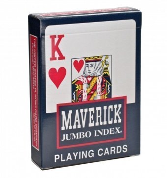 Карты Maverick jumbo red/blue синяя рубашка 1000692-blue