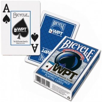 Карты Bicycle WPT (World Poker Tour), синяя рубашка 1035123-blue