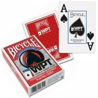 Карты Bicycle WPT (World Poker Tour), красная рубашка 1035123-red