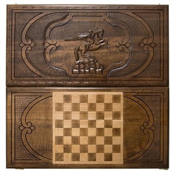 Нарды резные Всадник, Mirzoyan am028