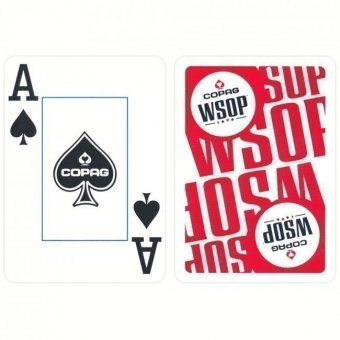 Карты Copag WSOP (Best Seller) , красная рубашка CPG-WSOP-red