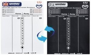 Двусторонняя доска для записи счета Winmau Scoreboard darts65