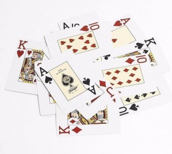 Карты Fournier 818 Casino Europe, коричневая рубашка fce818bej