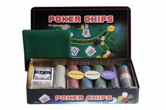 Набор для покера Holdem Light на 300 фишек без номинала hl300b