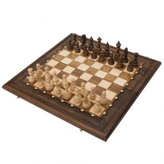 Шахматы + Нарды 50 прямые с бронзой, Ohanyan ho31204