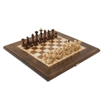 Шахматы + Нарды резные 50, Haleyan kh113