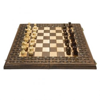 Шахматы + нарды резныеАрмянский Орнамент 50, Haleyan kh137-5