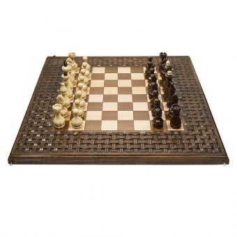 Шахматы + нарды резныеАрмянский Орнамент 60, Haleyan kh137-6
