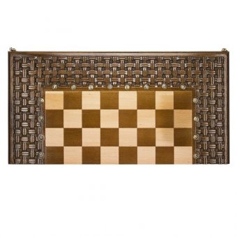 Шахматы + нарды резныеАрмянский Орнамент 60, Haleyan kh137-6