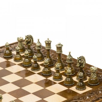 Шахматы резные Королевские 50, Haleyan kh138-5