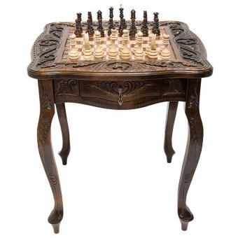 Стол ломберный шахматный, Haleyan kh402