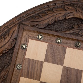 Стол ломберный шахматный Круг Света, Haleyan kh403
