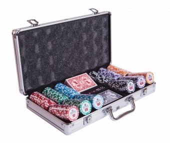 Набор для покера Premium Crown на 300 фишек pcrw300