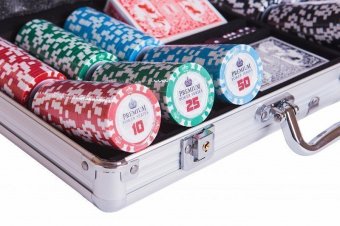 Набор для покера Premium Crown на 300 фишек pcrw300