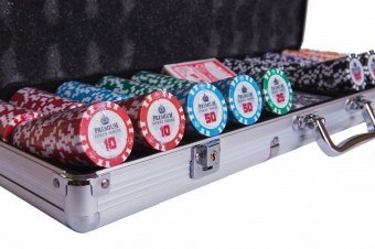 Набор для покера Premium Crown на 500 фишек pcrw500