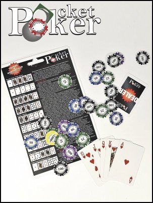 Походный набор для покера Pocket Poker на 120 фишек pp120