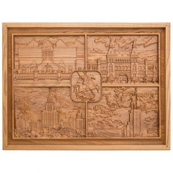 Русское лото + Домино в резной шкатулке из ясеня RTR-70.L