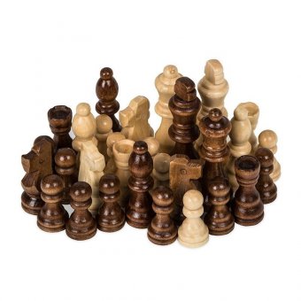 Комплект фигур для шахмат, диаметр 25 мм, король 80 мм Sh25