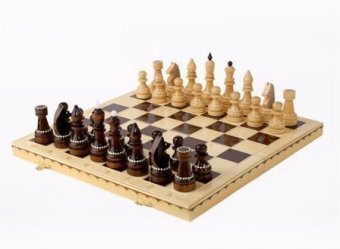 Шахматы турнирные инкрустированные (Орлов) Е-3