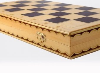 Шахматы турнирные инкрустированные (Орлов) Е-3