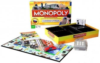 Настольная игра "Монополия" с банковскими картами