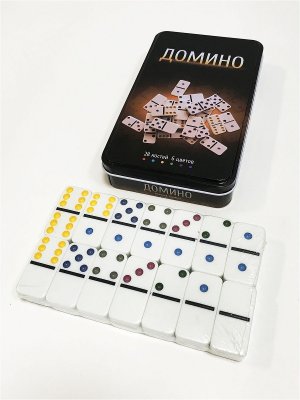 Настольная игра Домино в железном боксе Luxury Gift