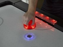 Бита для аэрохоккея LED «Atomic Top Shelf / Lumen-X Laser» D96 мм, красная 52.710.00.3