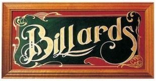 Зеркало-постер "Billiard" 40.026.00.0