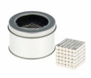 Антистресс магнит Неокуб 216 кубиков 0,4х0,4х0,4 см (серебро) 1643998
