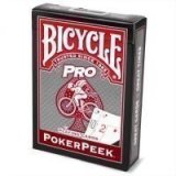 Карты Bicycle Pro, красная рубашка bikeprred