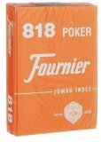 Карты Fournier No 818 - green / orange, оранжевая рубашка F29815-orange