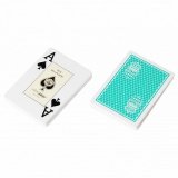 Карты для покера Fournier Club Monaco 100% пластик, Испания, зеленые four3