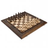 Шахматы + Нарды резные Классические 60, Ohanyan ho31223