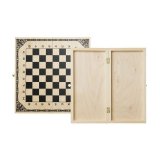 Шахматы Сибирские (Россия, дерево, 30х15х4 см) nskchess
