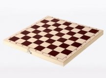 Шахматы обиходные парафинированные в комплекте с доской (без подклейки) (Орлов) P-3