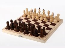 Шахматы обиходные парафинированные в комплекте с доской (Орлов) P-4
