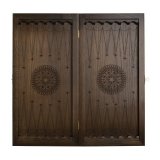 Нарды кожаные Аллигатор средние (Россия, дерево, 50х25х5 см) rakal50