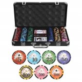 Набор для покера Royal Flush Black на 300 фишек rfb300