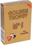 Карты для покера Modiano Golden Trophy 100% пластик, Италия, красная рубашка umod452
