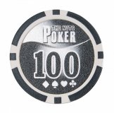 Набор для покера Luxury Gift на 200 фишек с номиналом в деревянном кейсе