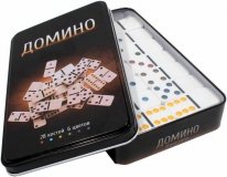 Настольная игра Домино в железном боксе Luxury Gift